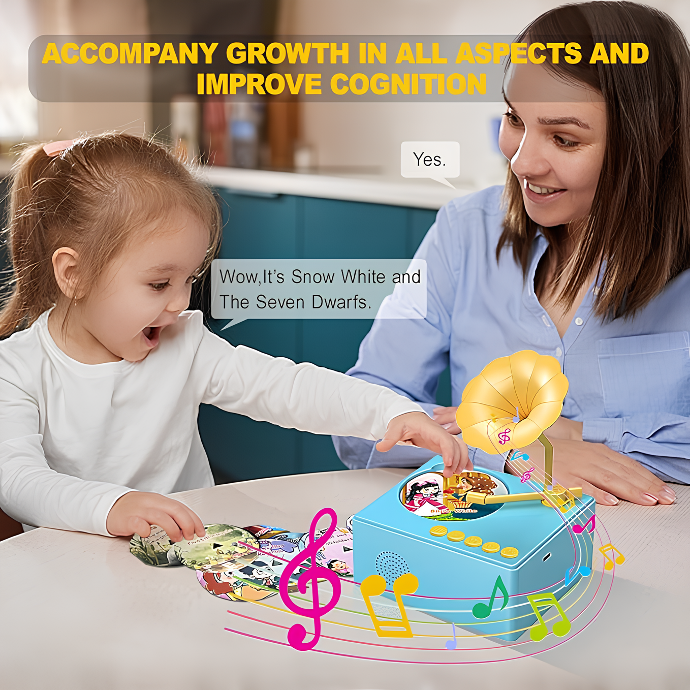 Emkido™ Little Listener – Kids Intelligent Music Player