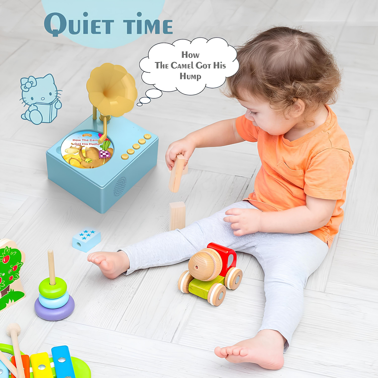 Emkido™ Little Listener – Kids Intelligent Music Player