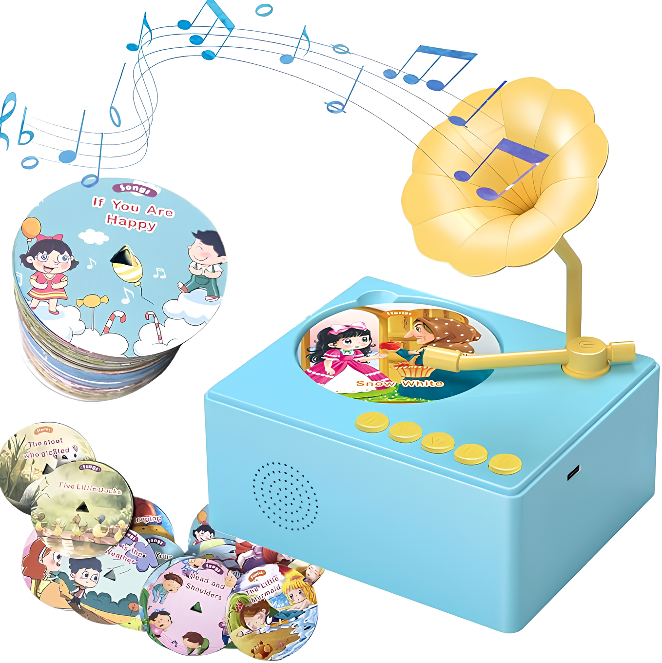 Emkido™ Little Listener – Kids Intelligent Music Player
