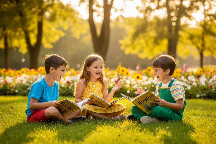 Kids Circle in Park